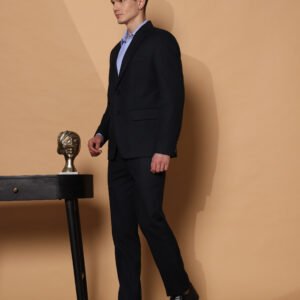 The Londoner's Classic Navy Blue Two-Piece Suit - Image 2