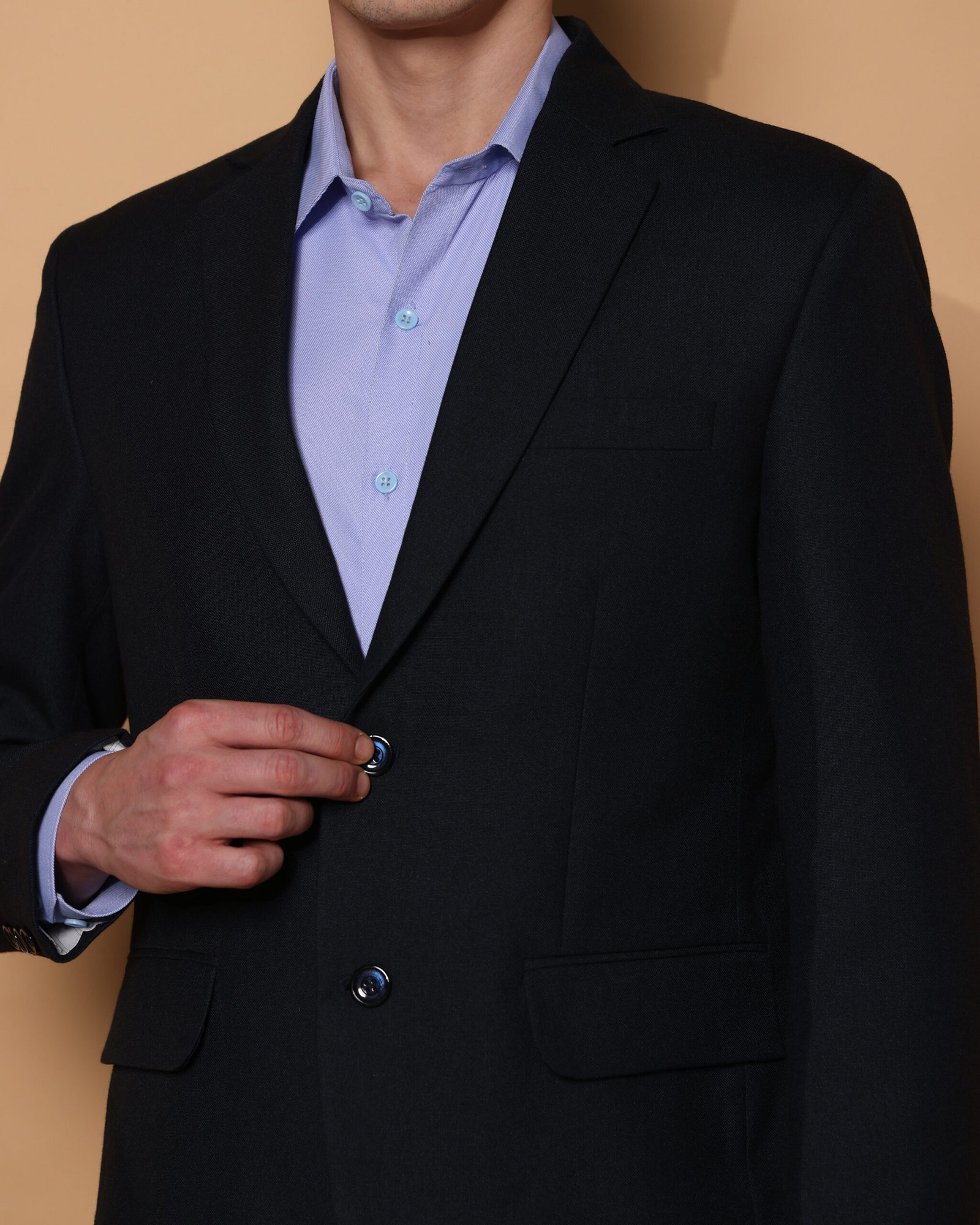 The Londoner's Classic Navy Blue Two-Piece Suit - Image 6