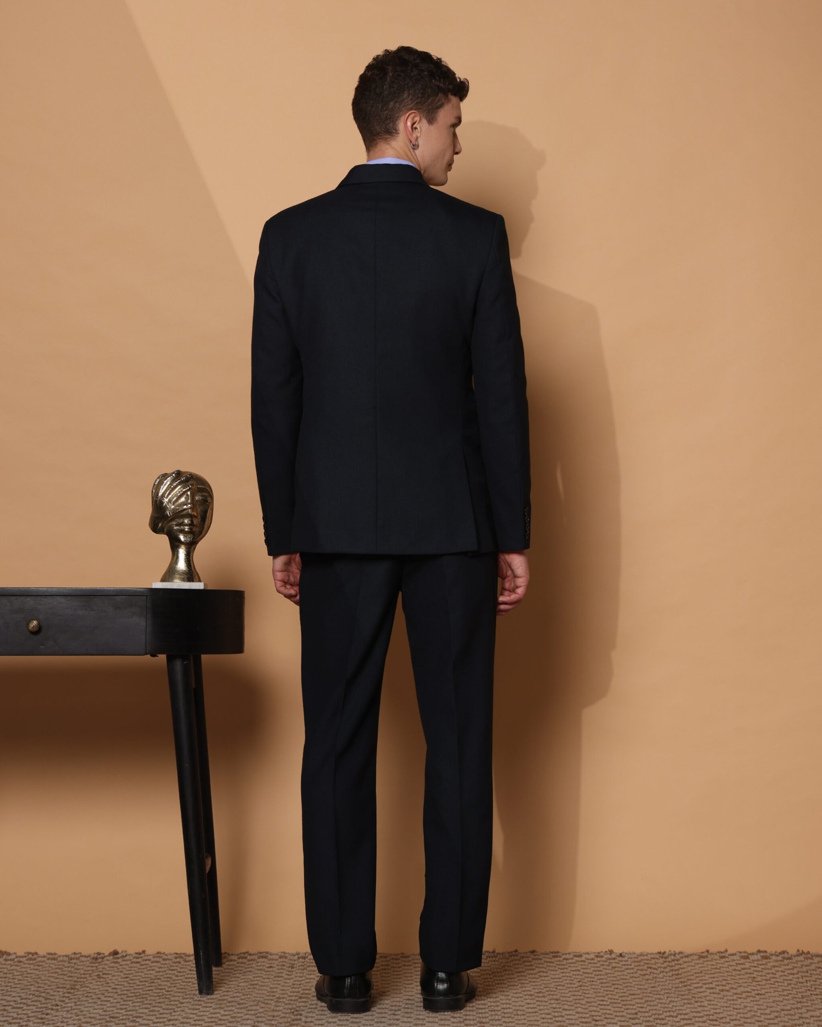 The Londoner's Classic Navy Blue Two-Piece Suit - Image 4