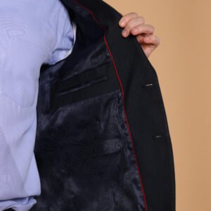 The Londoner's Classic Navy Blue Two-Piece Suit - Image 9