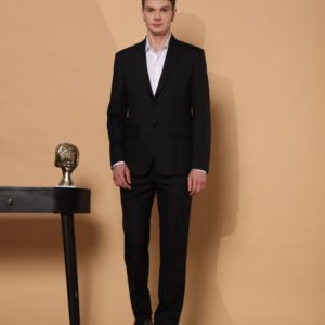 The Classic Black Formal Two-Piece Suit for Men