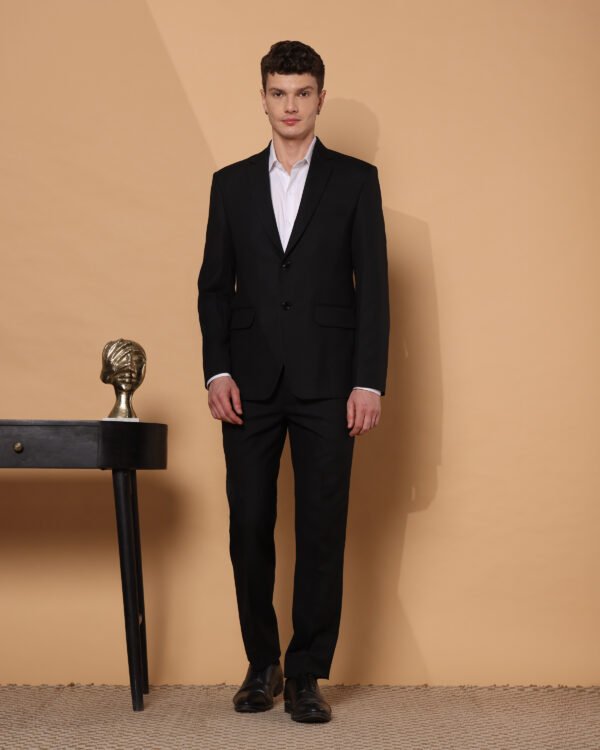 The Classic Black Formal Two-Piece Suit for Men