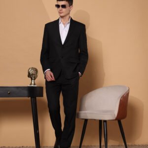 The Classic Black Formal Two-Piece Suit for Men - Image 2